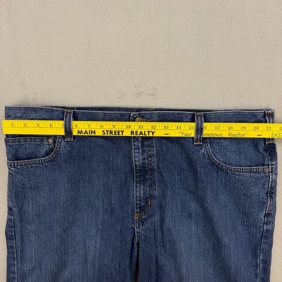 Carhartt Men's Relaxed Fit Blue Denim Jeans 42x30 Built to Serve Workwear - Picture 5 of 10